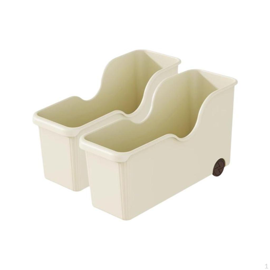 Kitchen Storage Organizer, Under Sink Cabinet Rack, MultiPurpose Rolling Box 40x19x22cm