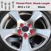 WheelBolts Locking Lug Nuts M12 x 1.5 with Locks Key For Nissan MICRA (K12) Qashqai NOTE (E11) Alloy Wheel Lug Stud & Taper Seat