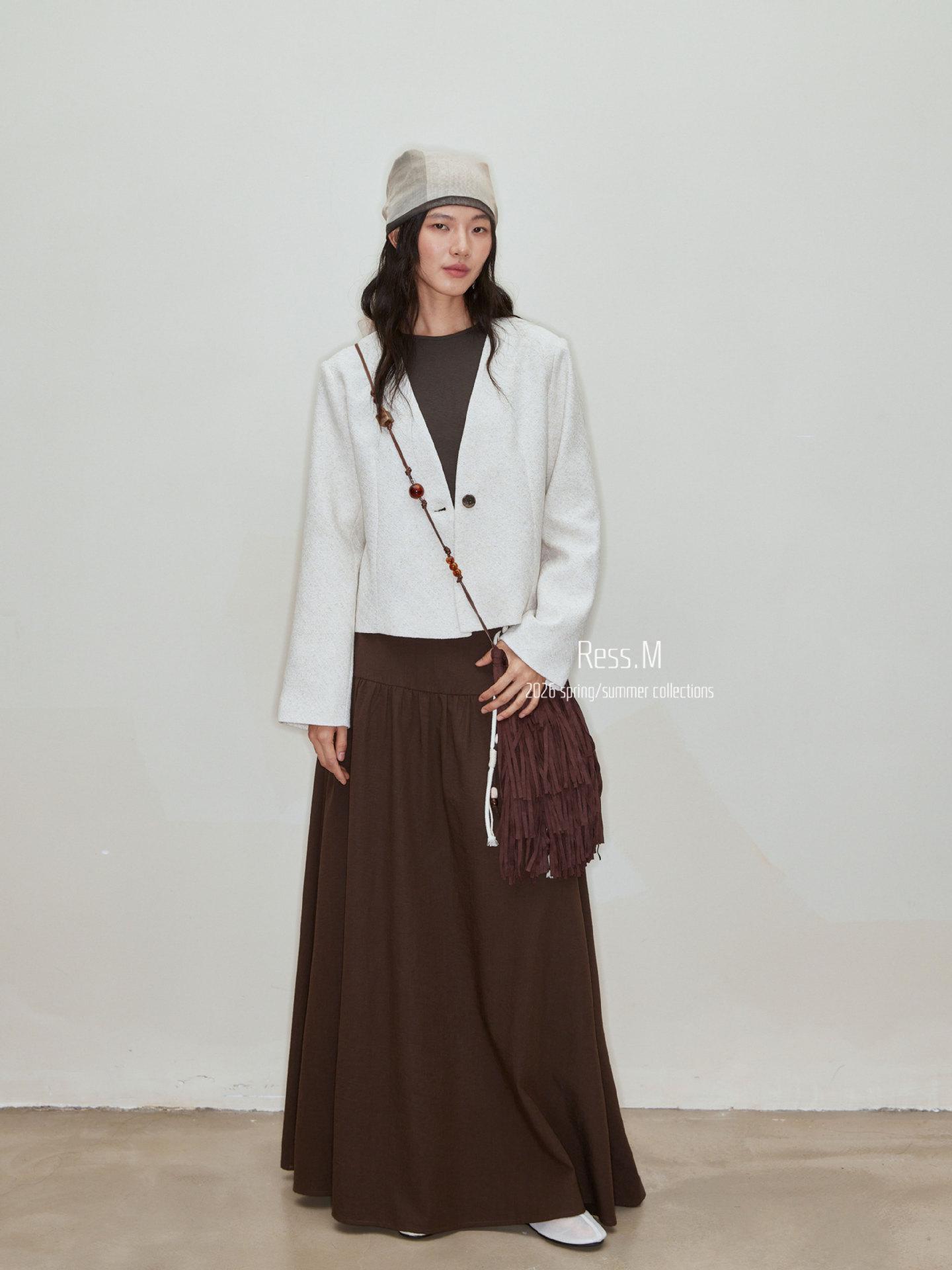 

Ress.M Women s Long Sleeve Suit Jacket - 2026 Early Spring Korean Style One Size