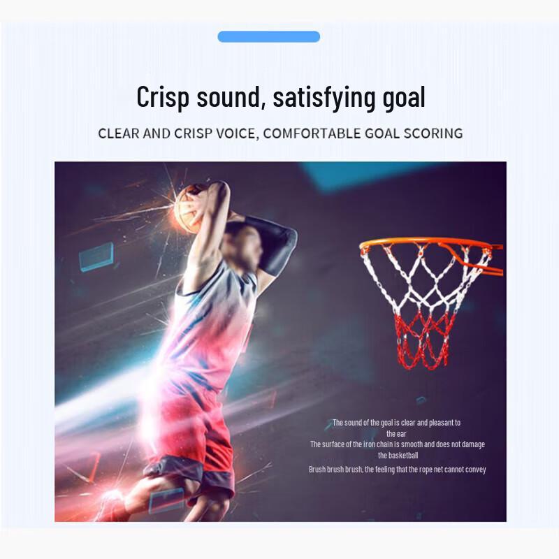 Yishunda Durable Steel Chain Basketball Net