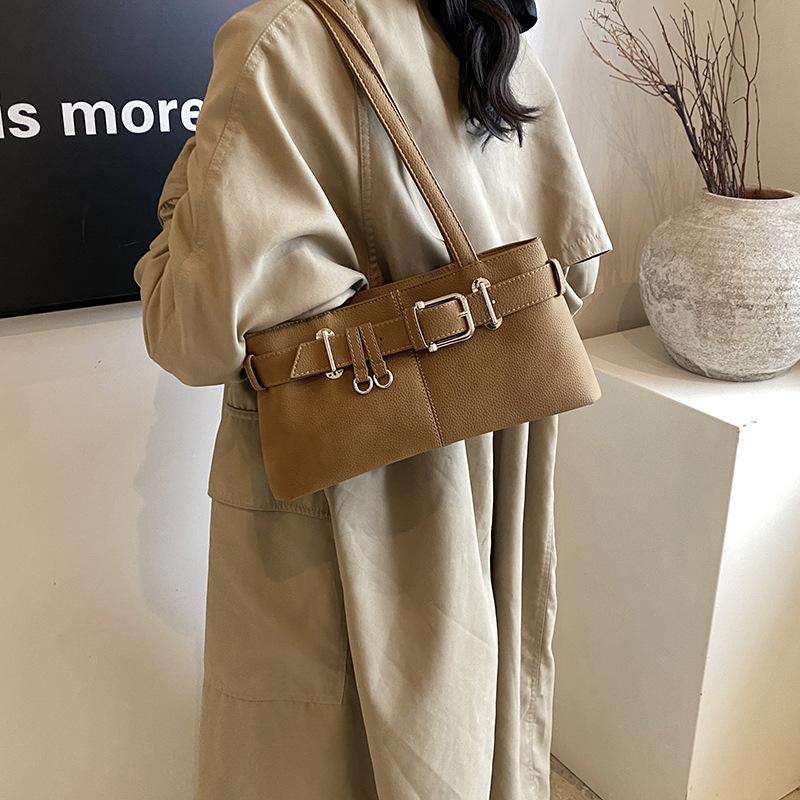 High Quality Retro Versatile Women'S Shoulder Tote Bag Underarm Bag  Handbag Large Capacity Commuter Bag Girl Purse Gift