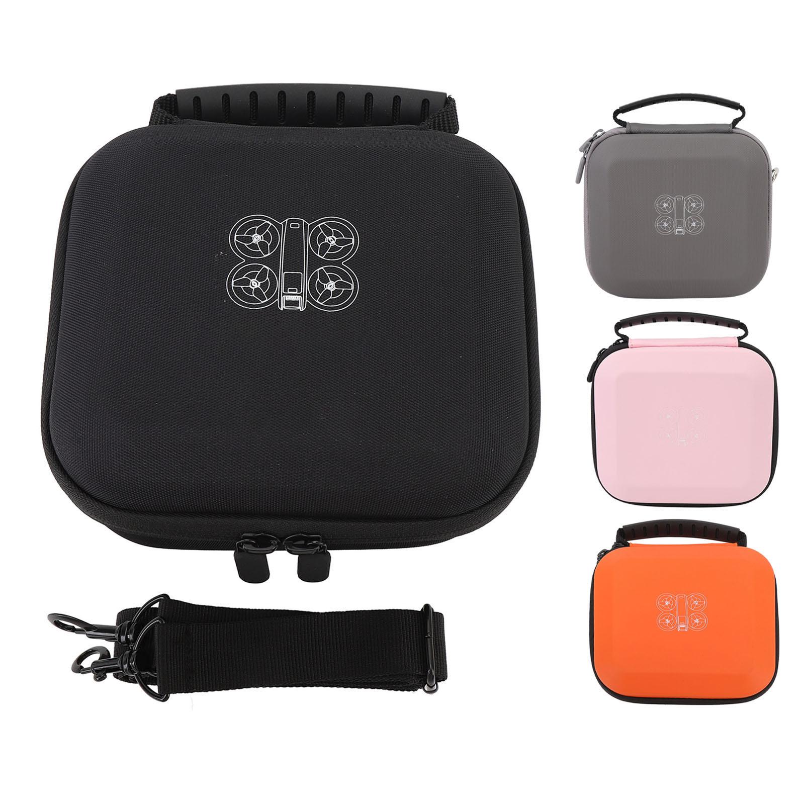 

Drone Carrying Case Portable PU Hard Shell Protective Drone Storage Bag for Travel Pink