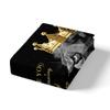 Lion Pattern Mattress Three-Piece Digital Printing Couple Black Gold Crown Bedspread Bedding