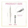 PATIKIL 0.5mm Mechanical Pencil Set with Lead Refills, Metal Drafting Pencil for Artists, Drawing, Writing, Sketching, Marking, Art, Silver