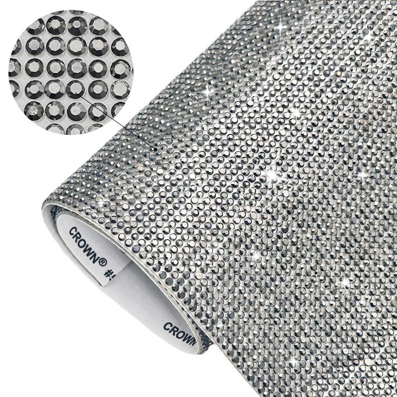 Self-Adhesive Rhinestone Sheets for DIY Car Decoration and Jewelry