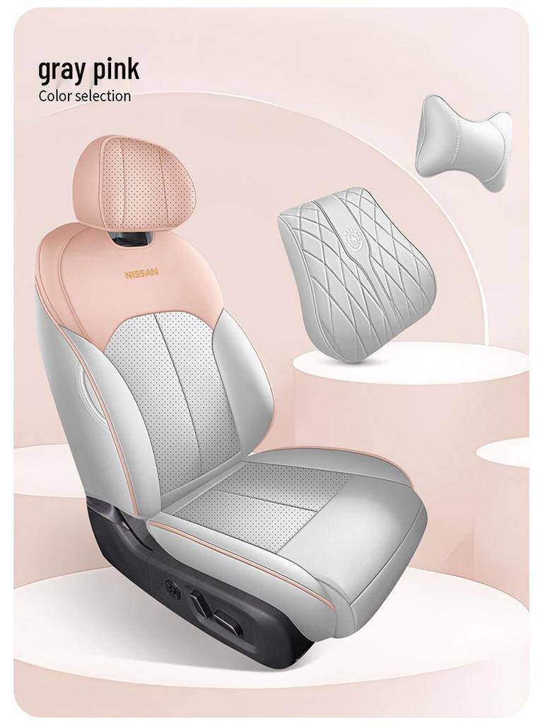 All-Season Full-Coverage Car Seat Covers for 2025 Nissan N7 Models
