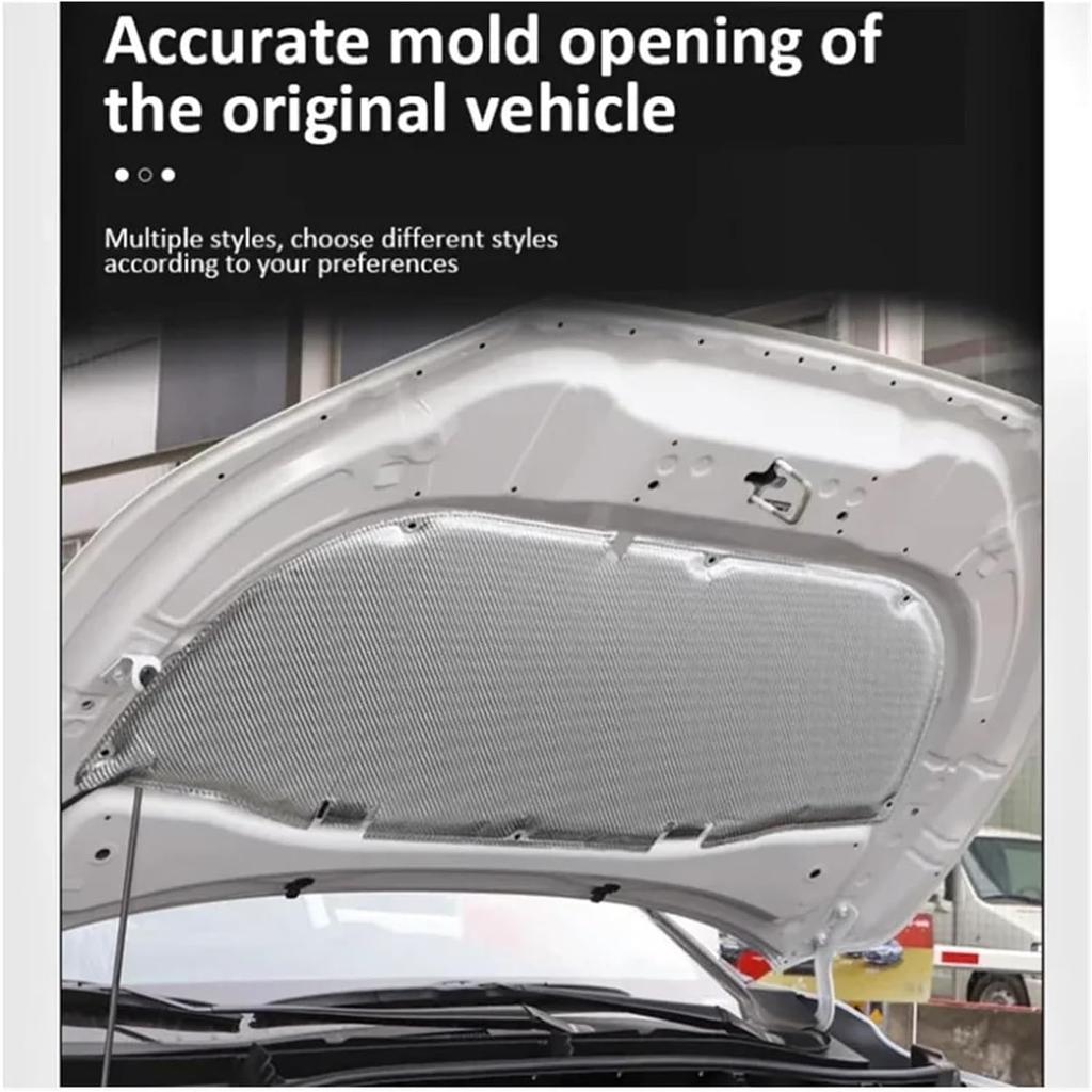 Front Hood Engine, Compatible With Land Rover Range Rover L405 2013 2014 2015 2016 2017 2018 2019 2020 2021 Soundproof Mat Car Accessories(B2)