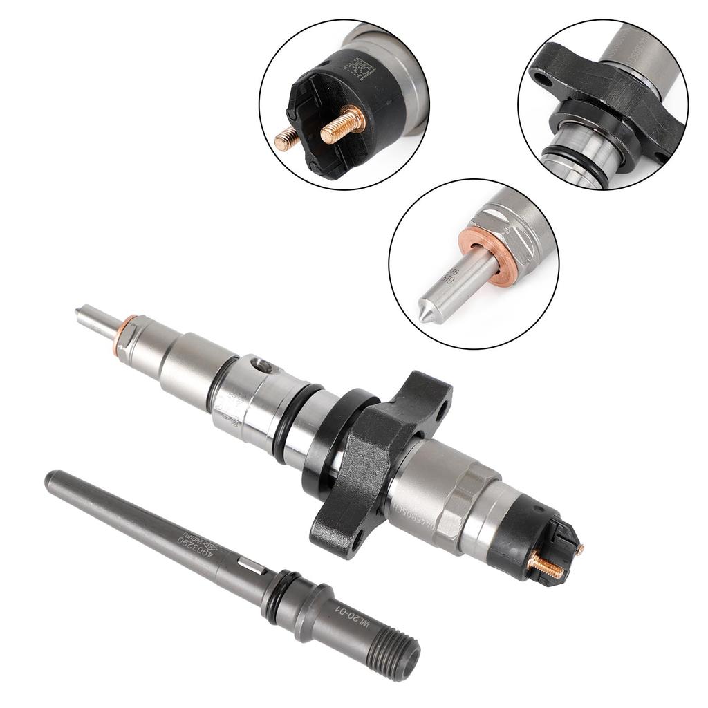 1PCS Common Rail Fuel Injector 0445120255 Fit Dodge Ram 2500 2003-2004 Cummins