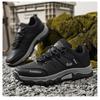 Mens Outdoor Hiking Shoes Lightweight Breathable Waterproof Slip Resistant Work Boots Low Cut Casual Sneakers