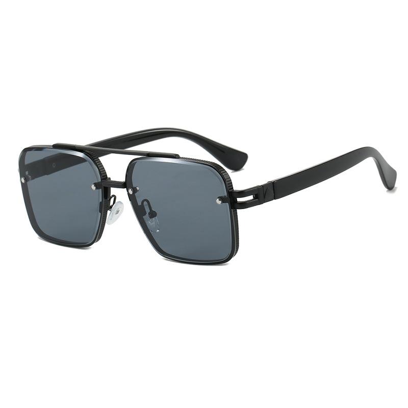 European and American square toad-shaped sunglasses, new metal punk sunglasses, fashion sunglasses