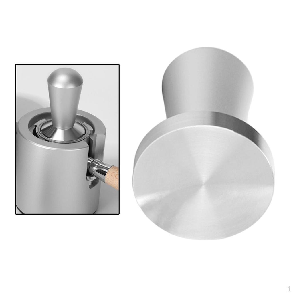Kjøp 51mm Coffee Tamper Espresso Press Flat Base Solid Aluminum Handle
