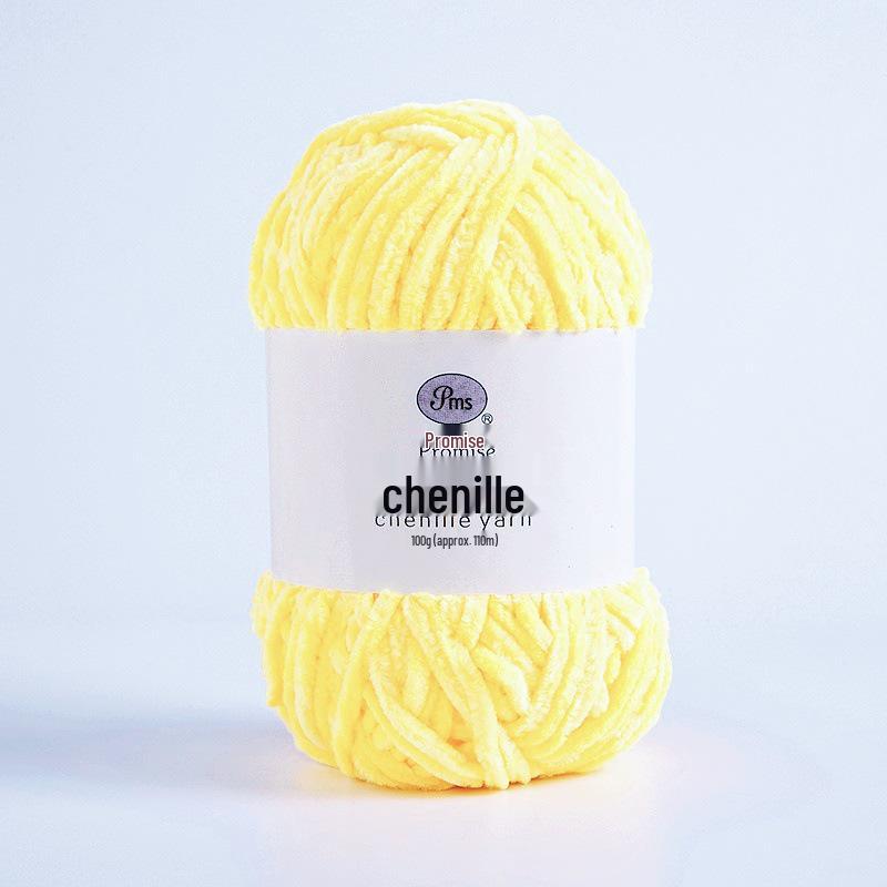 Chenille Golden Velvet Yarn for DIY Scarf, Teddy Bear, Snowdrop Crochet, Slippers