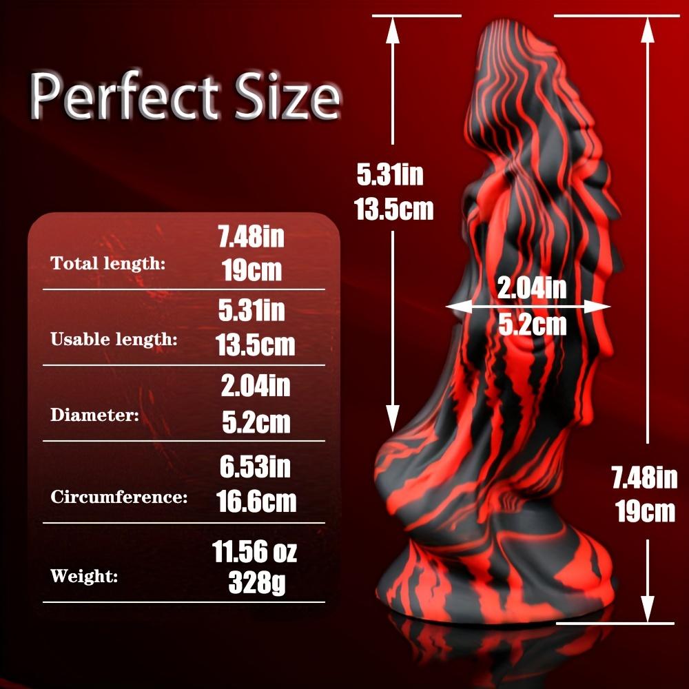 Dragon Monster Dildo Silicone Not Realistic Dildo with Strong Suction Cup Monster Penis Anal Plug Adult Sex Toy for Women Hand-free Toys