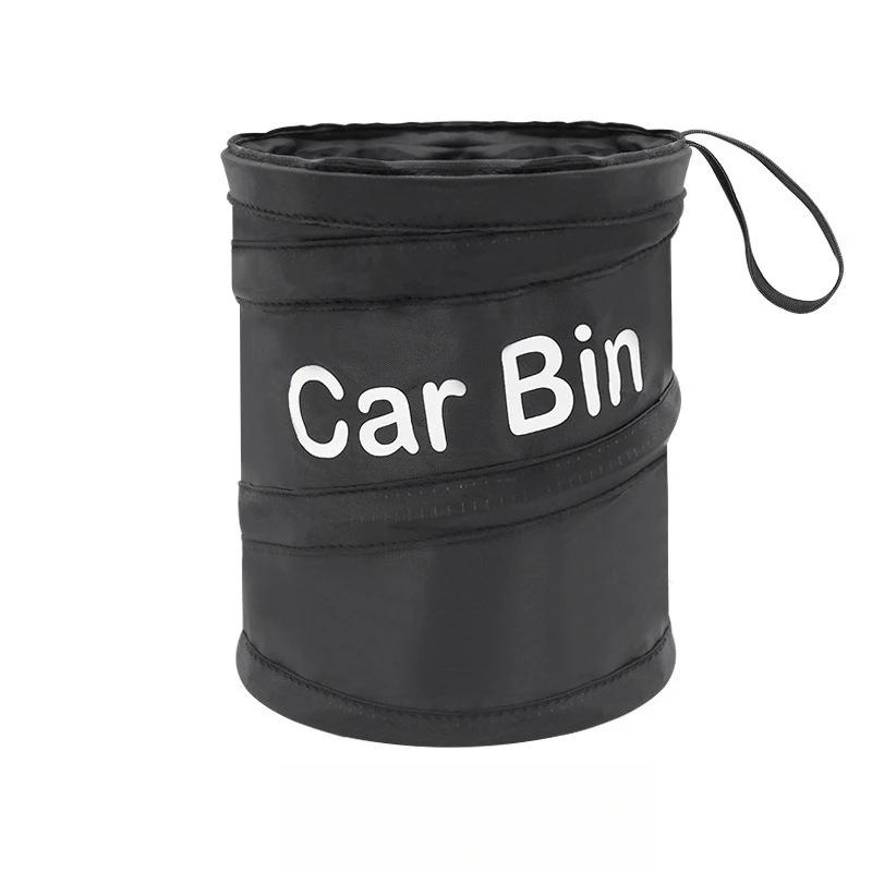1pcs Foldable Multi-Functional Car Spiral Storage Trash Can Car Accessories