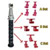 27-38CM Arc încorporat Telescopic Ciocan Mic de Tragere Seturi de Scule pentru Repararea Loviturilor Auto Ciocan Glisant Mini Ciocan de Tragere Anti-Alunecare pentru Grindină