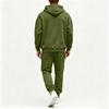 Men's 2-Piece Hoodie Sweatshirt Set Color Casual Sportswear for Everyday Wear
