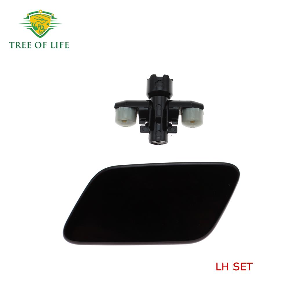 For Subaru Forester SK 2018 Front Headlight Washer Nozzle Cover Headlamp Water Spray Jet Cap Actuator Lid Unpainted