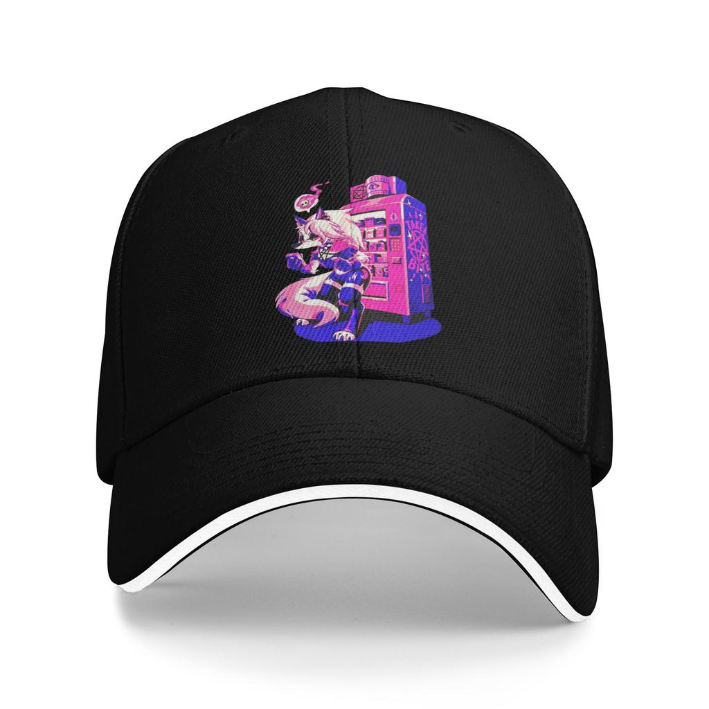 Helluva Boss Logo Baseball Caps Hip Hop Sandwich Hat Unisex Women Adjustable Dad Hat Outdoor