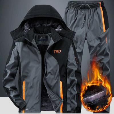 Herbst Winter Herren Set Sportswear Trainingsanzüge 2 Stück Sets Streetwear 