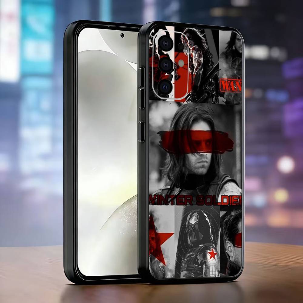 B-Bucky Barne-Winter S-Soldier Phone Case For Samsung S25,S24,S21,S22,S23,S30,Ultra,S20,Plus,Fe,Soft Silicone Black Cover