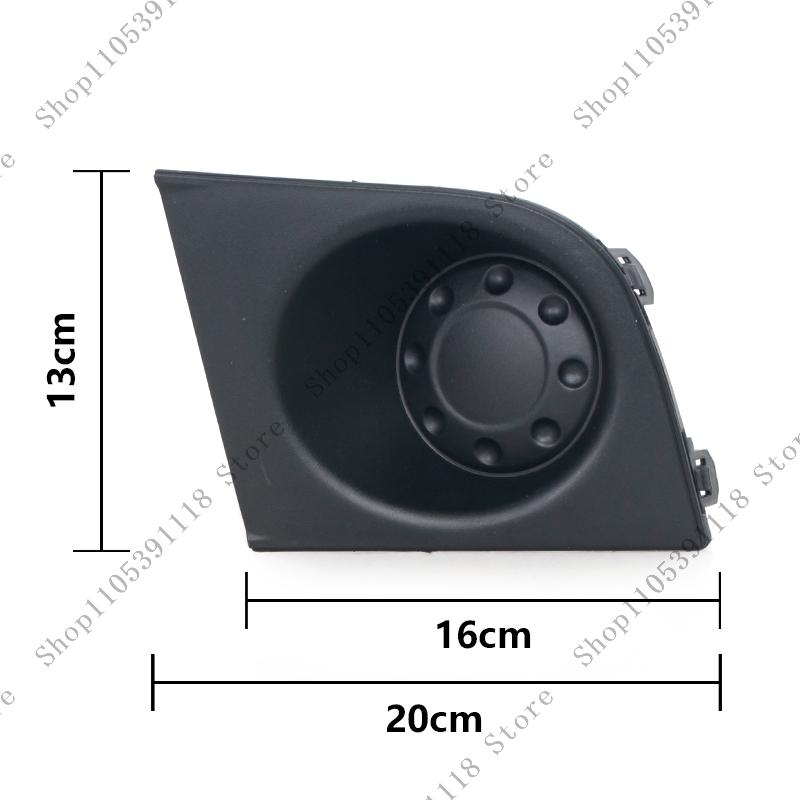 Car Front Bumper Fog Light Cover Grille Fog Lamp Frame Bezel Cover Hood Shell For Nissan Tiida Latio 2005 2006 2007 2008