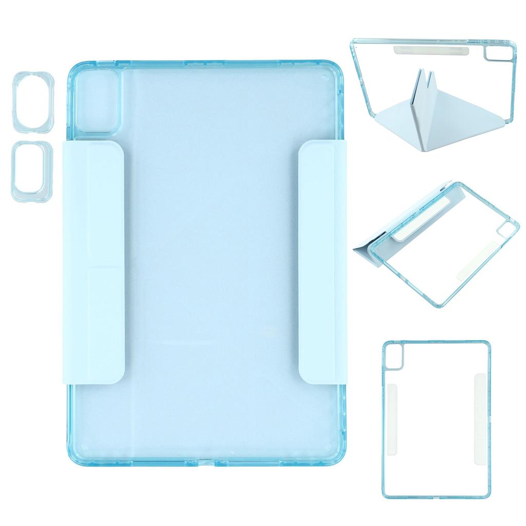 Tablet Case For Huawei MatePad 11.5 S/Air 11.5 inch (2023)/11.5 Magnetic Dual Clasp PU TPU Acrylic Origami Stand Cover