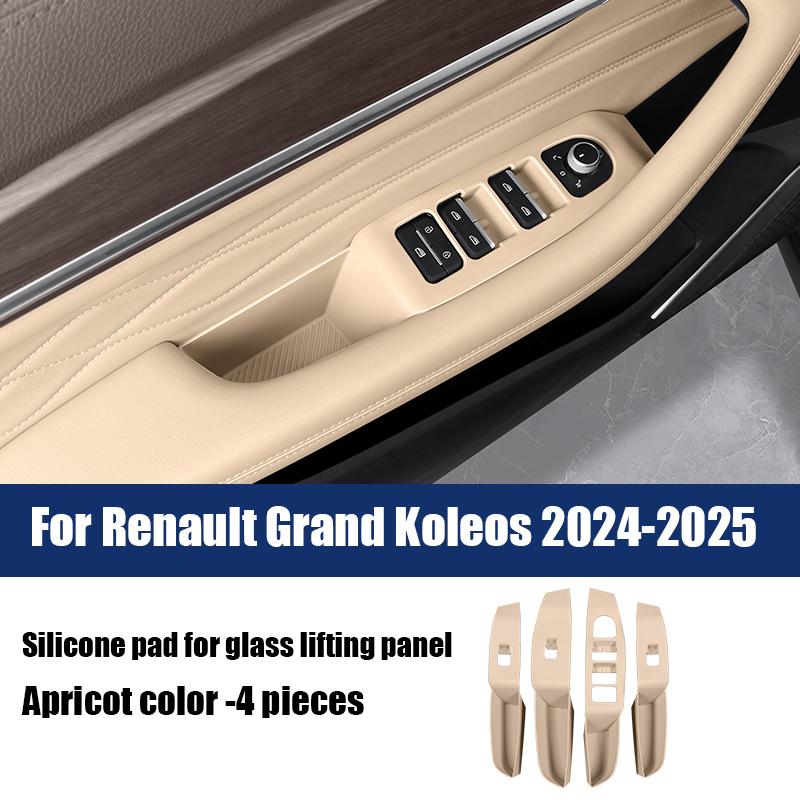For Renault Grand Koleos 2024 2025 Silicone pad for car window glass lifting panel and interior protective components