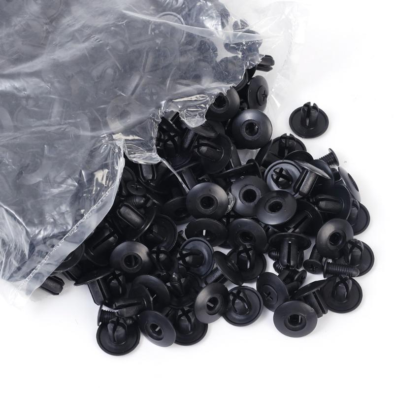 Rebites de Expansão de Plástico Fixadores Parafuso Universal Carro Motocicleta Pára-choques Fender Rebite Fivela C20 8mm Furo Plástico Push Pin Clipes