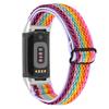 Pružné nylonové pásky Solo Loop, nastavitelné pletené sportovní elastické popruhy pro Fitbit Charge 6/5