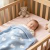 Soft Knitted Baby Love Heart Blanket Stroller Crib Car Seat Toddler Swaddle Wrap Lightweight Air Conditioner Throw