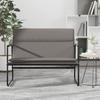 Taupe Fabric Bench 100 x 64 x 80 cm