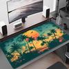 HYBXAXC Moon landscape Mouse Pad XXL Gamer Rubber Desk Mat Large Keyboard Pads Carpet Computer Table Accessories Long Desk Mats