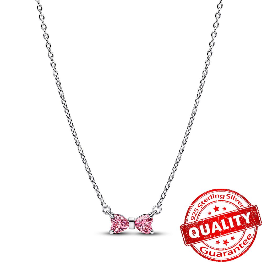 Gorgeous Copper Infinity Knot Collier Chain Necklace Link Chain Choker For Women Girls Fashion Jewelry Gifts