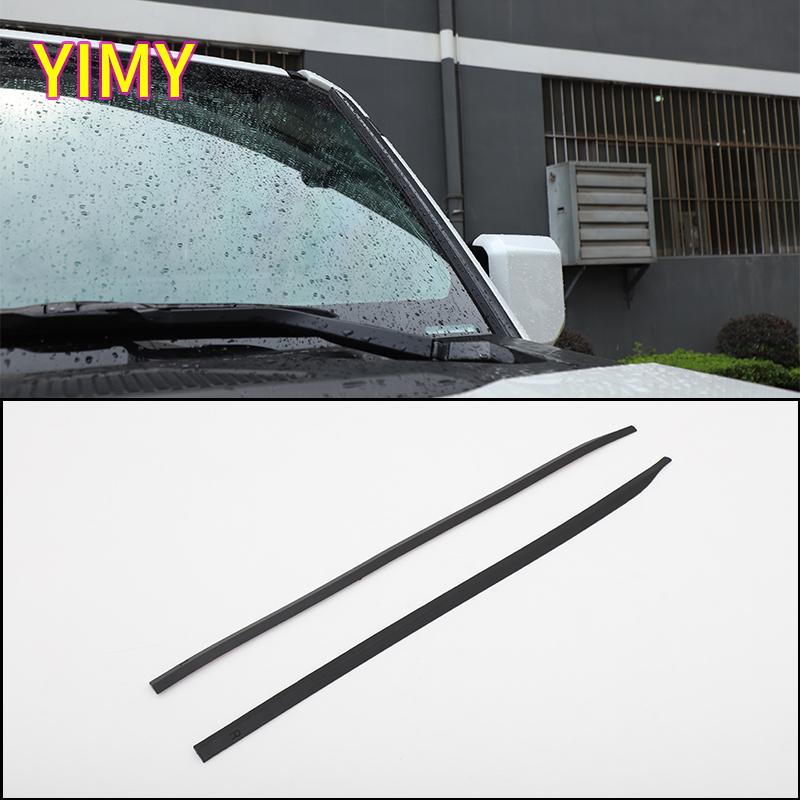 x2 Windshield window A-pillar seal rubber strip noise reduction dustproof strip For Toyota Land Cruiser 250 Prado Lc250 2024 +