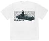 Unisex Shirt Cotton Oversize Large Size The 1975 Men's Part Of The Band Photo Tee T-Shirt In White
