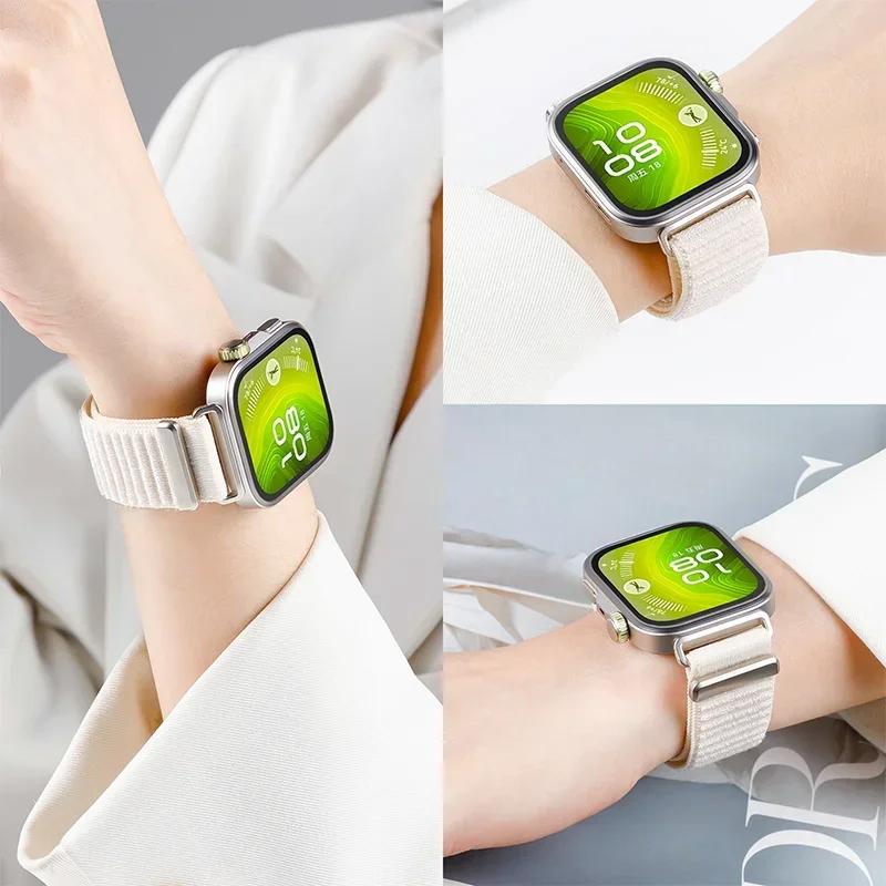 Nylon Loop For Huawei Watch Fit 4 Pro Strap Replacement Sports Field Bracelet for Huawei Fit 3-Fit 4 Bands Accessories