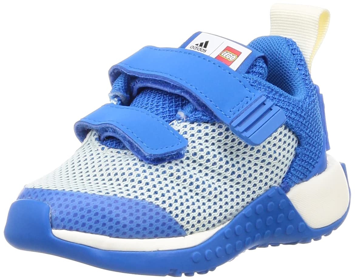 

LEGO SPORT Pro Comfort Junior Running Shoes for Boys and Girls, Sizes 12-16cm, Shock Blue/Off-White/Red (GZ2410), 12.0 cm