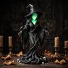 Halloween in the Dark Resin Witch Figurine for Outdoor Yard Decor - Garden Statue