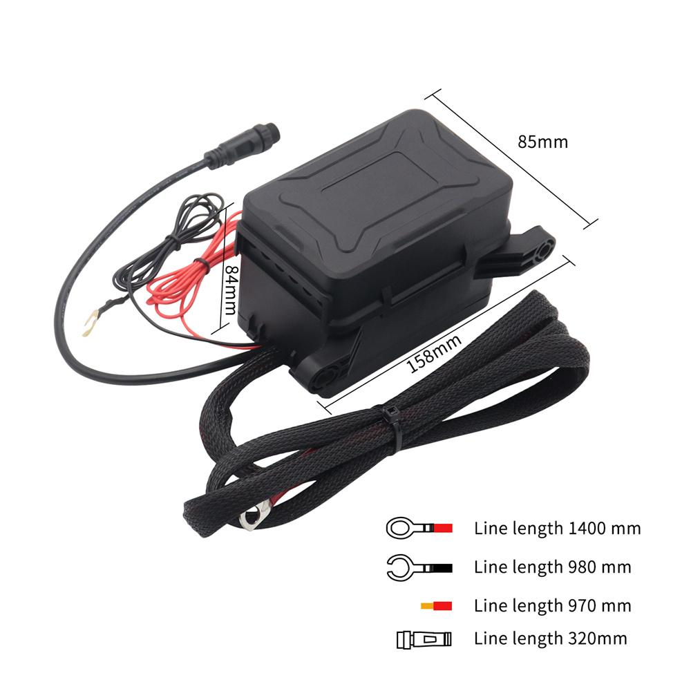 6 Gang Switch Panel Circuit Breaker Control Relay Kit for Car Truck UTV 12V-24V