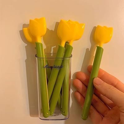 5 Adet Lale Mühür Klipsi Mutfak Yiyecek Atıştırmalık Mühürleme Poşeti Klipsleri Manyetik Saklama Kutusu ile Yeniden Kullanılabilir Poşet Mühürleyici Ev Saklama Araçları