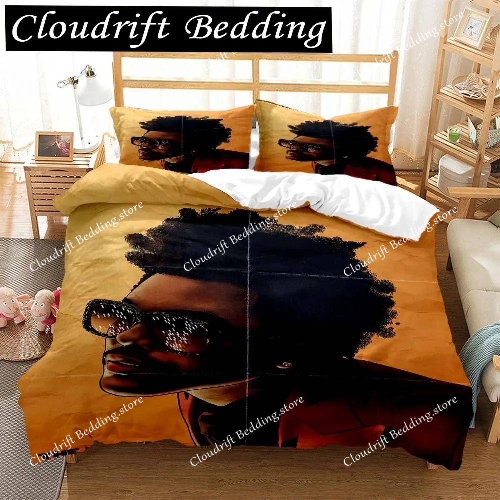 Die Weeknd pop singer 3D fashion printed bedding Queen bedding set King size bedding set Soft and comfortable