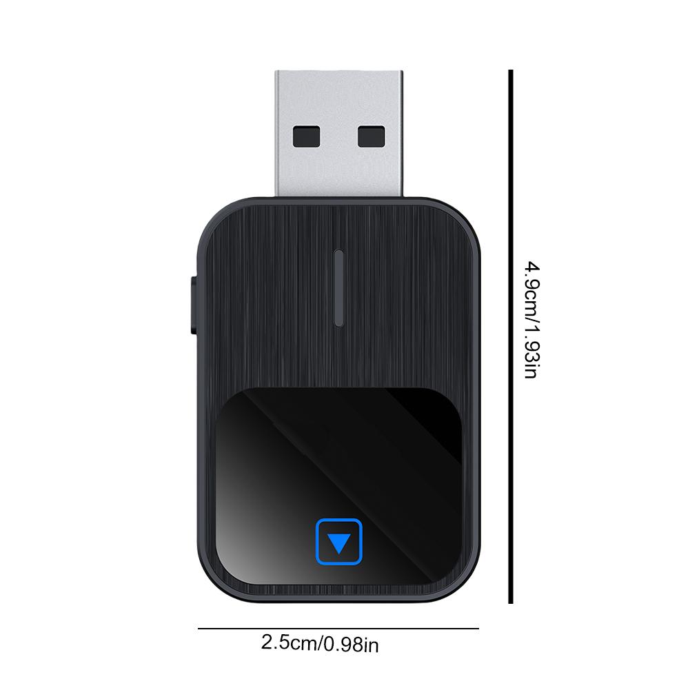 Wireless Android Auto & CarPlay AI Box Bluetooth-Compatible 5.2 WiFi USB-C/USB Voice Control for Wired CarPlay Android Auto Cars