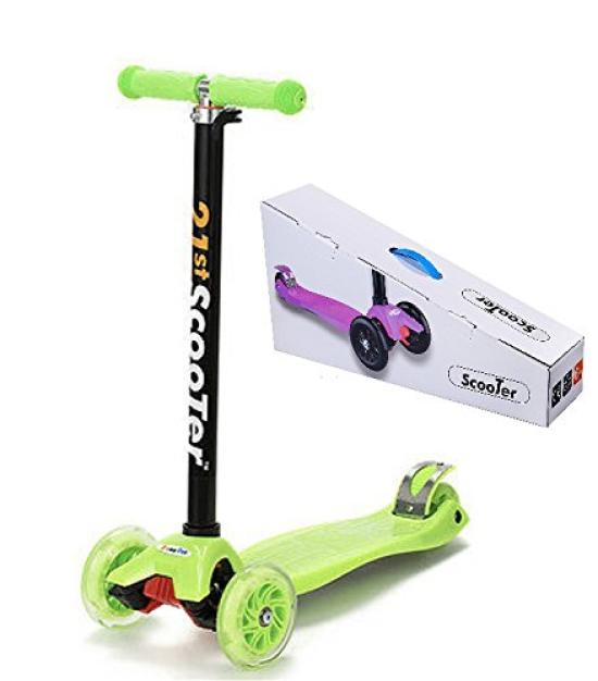 3 Illuminated Kick Kick Foot Birthday Easy SCOOTER Win-win Kickboard, Wheels, Kids, LED, Wheels, Scooter, Kids, Scooter, Kids, Brake, Gift, Tricycle,