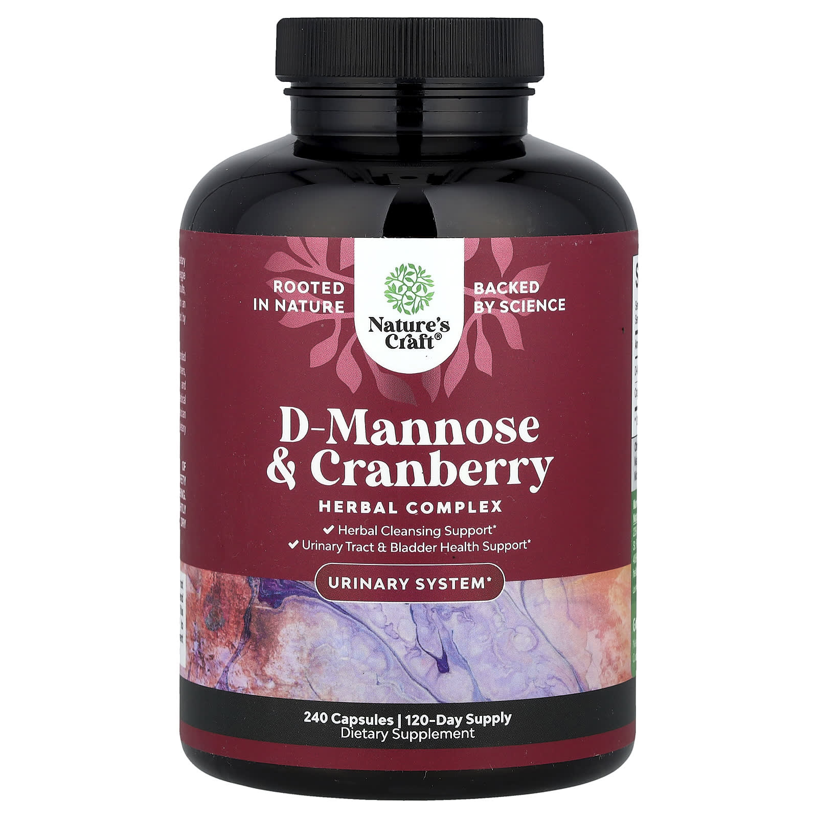 

Nature S Craft, D-Mannose & Cranberry, 240 Capsules