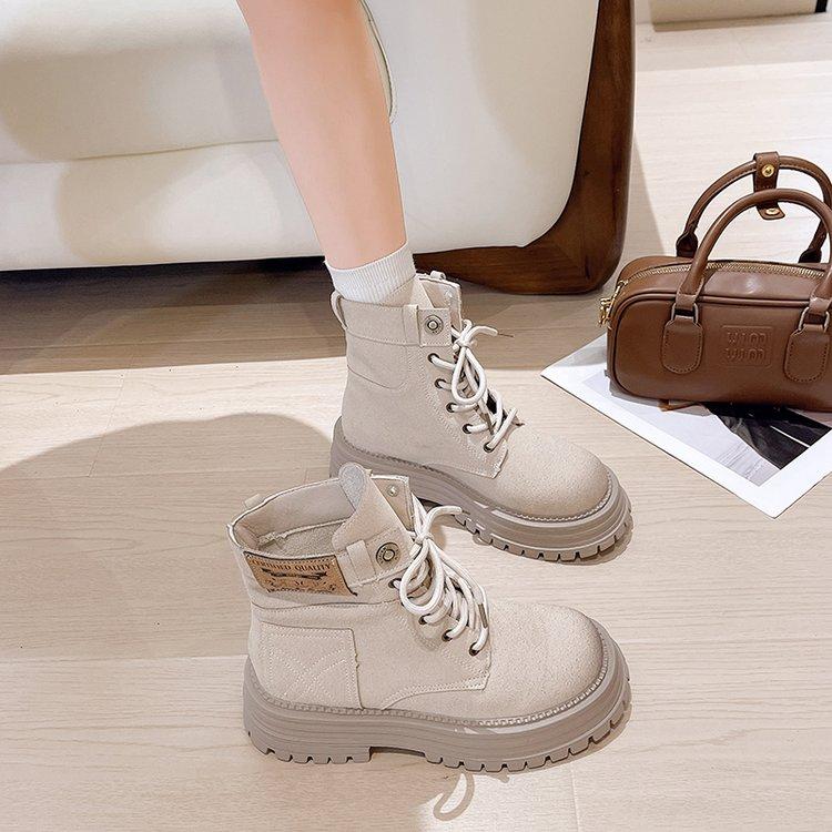 New Arrivals Soft Boots Women Shoes Woman Boots Fashion Round Ankle Boots Winter Elastic Black Comfortable