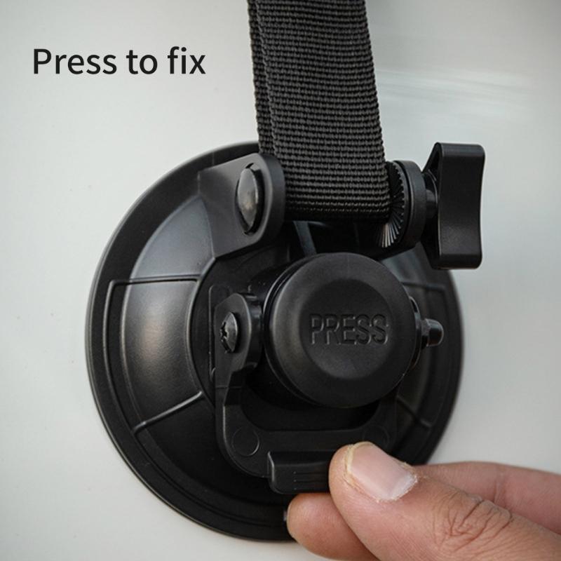 Door Heavy Duty Fastening Belt Door Retainer Strap Holder Door Suction Cup Strap Adjustable Fastener Portable