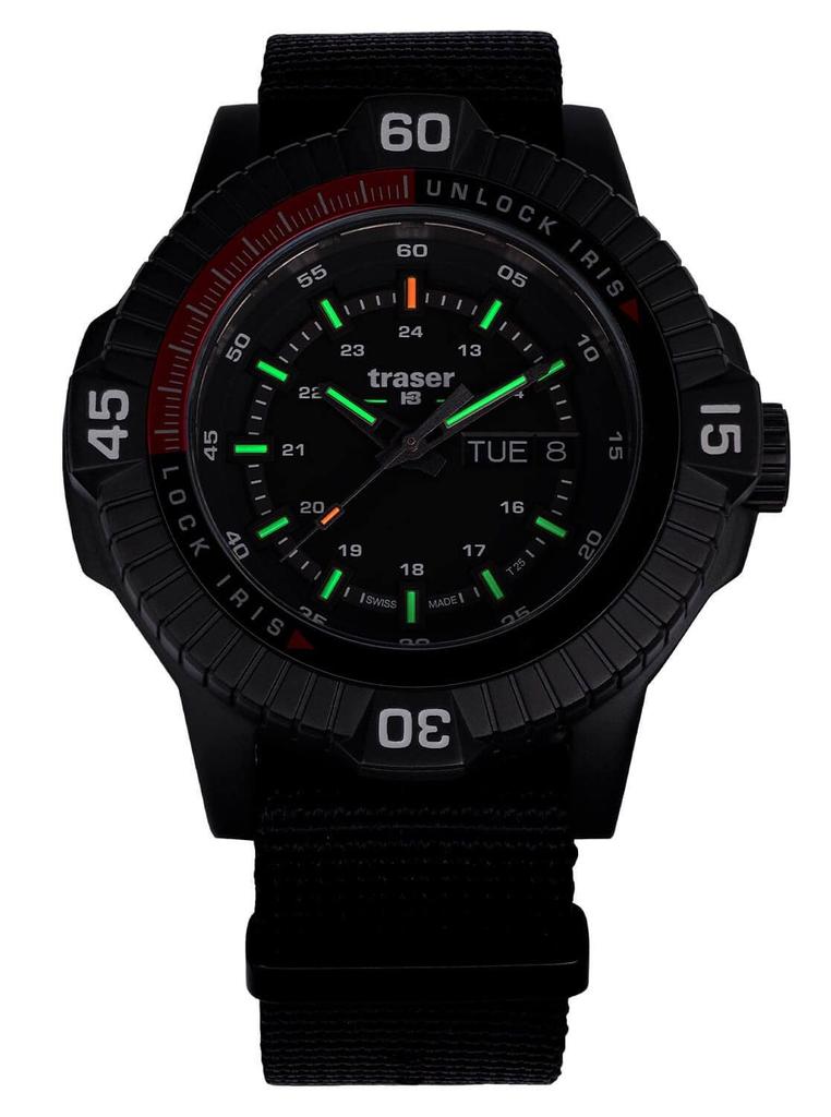 Tracer P99 Iris Tactical Limited Edition 300 Swiss Black Watch, pieces, Made, 9031901, Men's,
