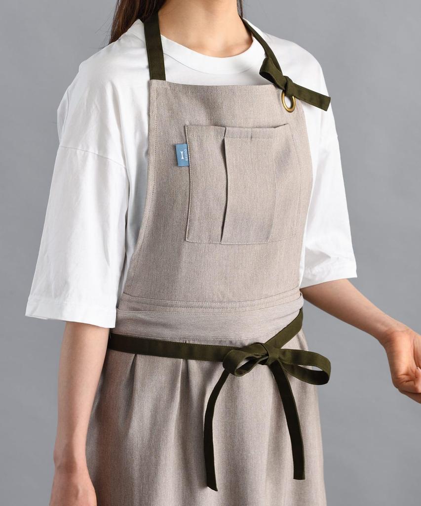 BRUNO Switchron Kitchen Apron with Towel Rack, Salon Apron, Garcon Apron, Ideal for DIY, Outdoor Activities, and Lessons, Women's and Men's, Ash,