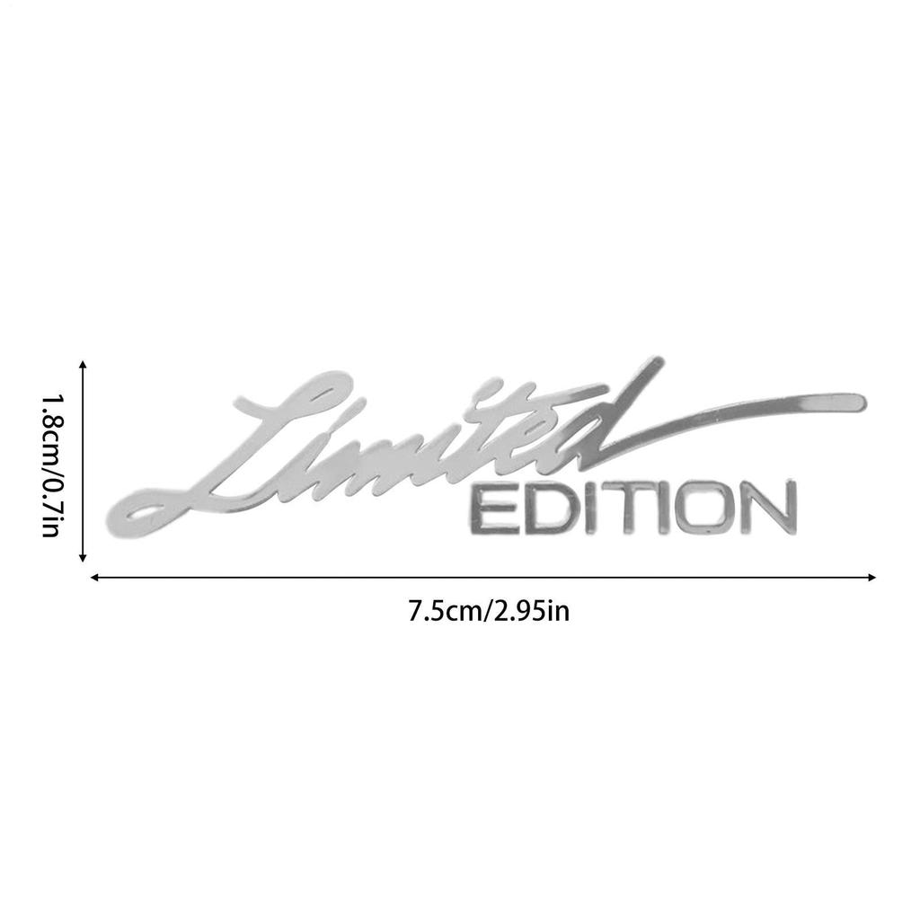 Limited Edition Car Sticker, Auto Limited Edition Sticker, Car Metal Decal, Car Trunk Sticker,