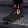 Timberland 6-calowe wodoodporne krótkie buty Martin damskie czarne A44KXW